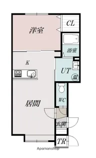LUCCA(ルッカ)【201号室】の間取り