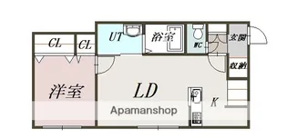 PRENDREⅡ(プランドール)【2階】の間取り