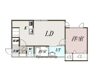 PRENDREⅡ(プランドール)【2階】の間取り