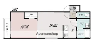 SIRIUS(シリウス)【202号室】の間取り