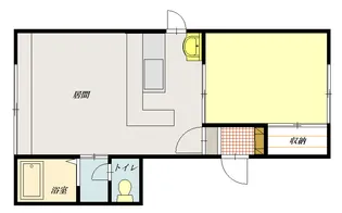 アーバンライフ阿部【1階】の間取り