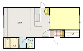 アーバンライフ阿部【1階】の間取り