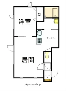 VENUS COURT(ヴィーナスコート)【C号室】の間取り