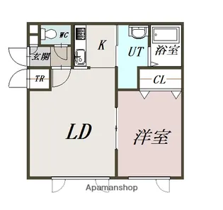 LITO【105号室】の間取り