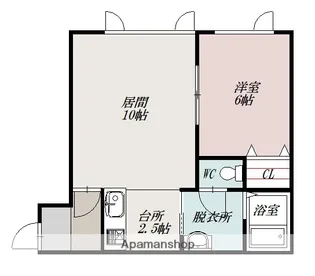 DRY壱番館【2階】の間取り