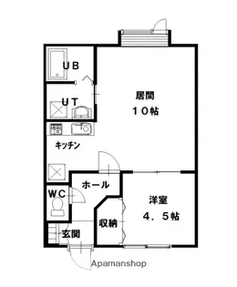 コンフォール・ポピー【2階】の間取り