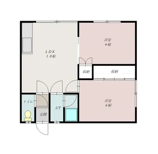 Nコート1【202号室】の間取り