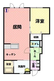 ブローテ【1階】の間取り