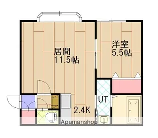 ツリートップス【1階】の間取り