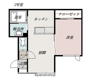 PEACE 622A【2階】の間取り