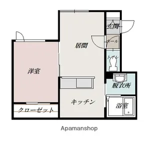 PEACE 622B【1階】の間取り