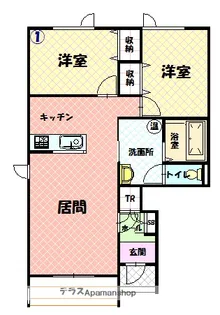 ALBIOⅢ【1階】の間取り