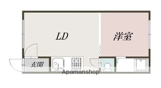 パルハイツⅠ【201号室】の間取り