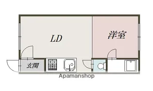 パルハイツⅡ【303号室】の間取り
