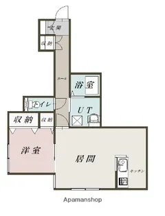 ルラーシェ豊岡5【1階】の間取り