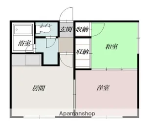 カサブランカ【2階】の間取り