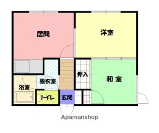 カサブランカ【206号室】の間取り