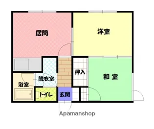 カサブランカ【2階】の間取り