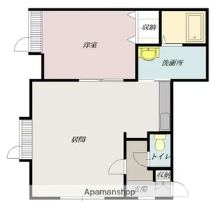 クラルテ【1階】の間取り