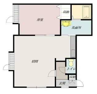 クラルテ【1階】の間取り