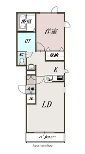 リラコートC【2階】の間取り
