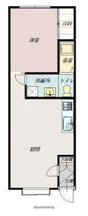 スカイハイツ3条西5A【106号室】の間取り