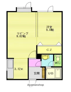 HOUS・REPOS【101号室】の間取り