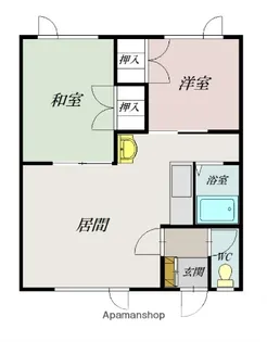 エステート春光【1階】の間取り