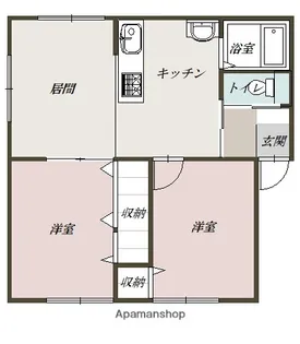 つつじコーポ【2階】の間取り