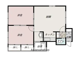 シェスティラル3条【1階】の間取り
