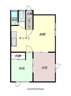 大堅マンション【2階】の間取り