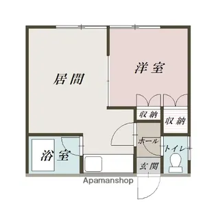 コーポラスかいじ(神居)【2階】の間取り