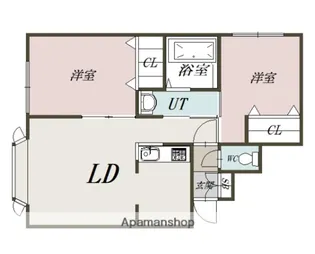 グランスイート310【2階】の間取り
