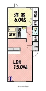 チェルニー【2階】の間取り