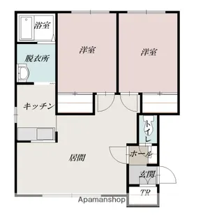 ROYAL・FAMILIA B棟【1階】の間取り