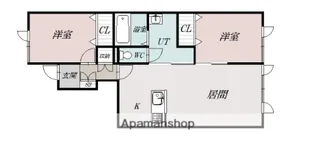 SMILE B【1階】の間取り