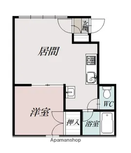 イーストエッジ【2階】の間取り