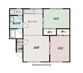 永山6・7マンション【2階】の間取り