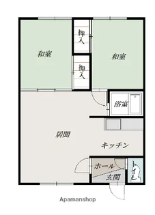サンハイツ(末広)【1階】の間取り