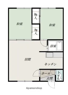 サンハイツ(末広)【1階】の間取り