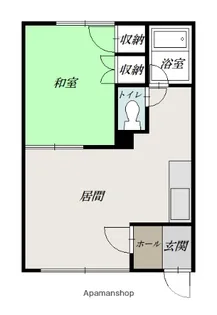 南5条シャトレB【2階】の間取り