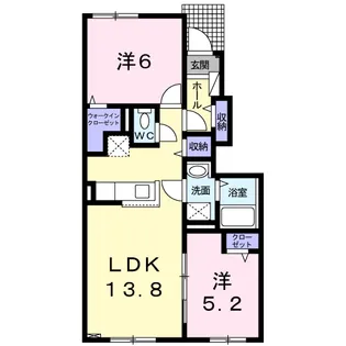 セプテットⅡ【1階】の間取り