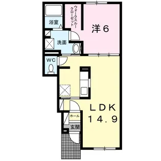 セプテットⅣ【1階】の間取り