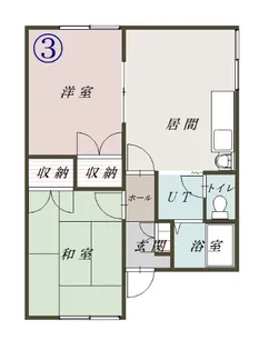 コーポやまこし【2階】の間取り
