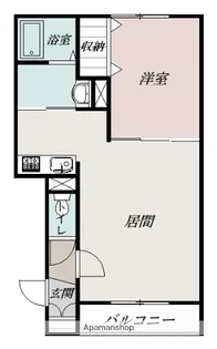 ハスコリオ・リガーレ【102号室】の間取り