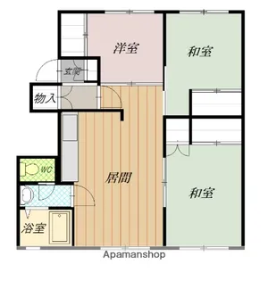 春光2.3ハイツ【135号室】の間取り