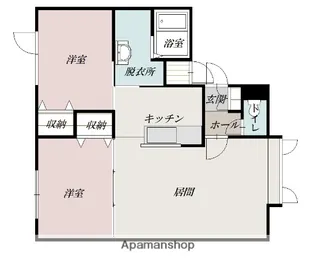 グルックハイム【1階】の間取り