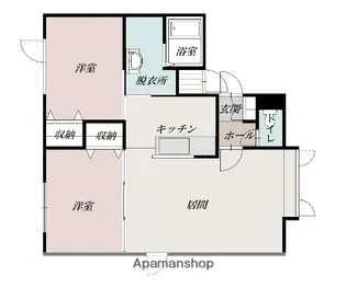 グルックハイム【2階】の間取り