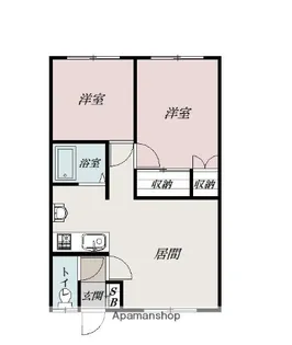 H&Yレジデンス5号館【2階】の間取り