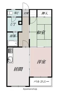 エステート423【2階】の間取り